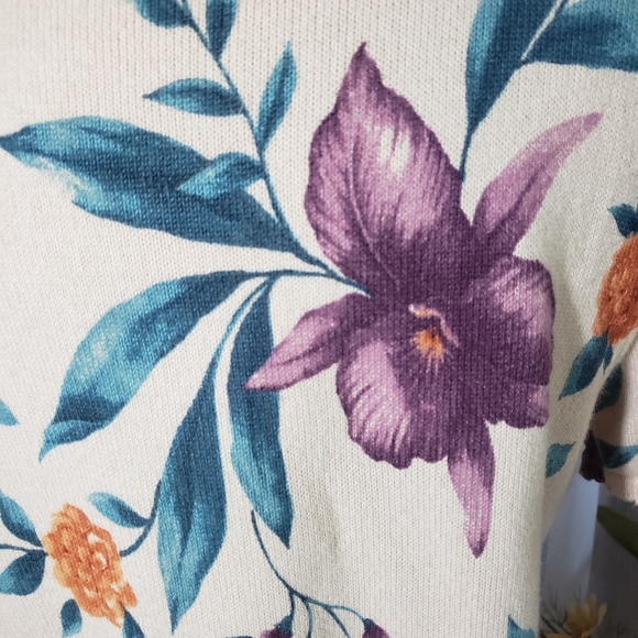 Alfred  Dunner  size PM short sleeve sweater - Picture 5 of 5